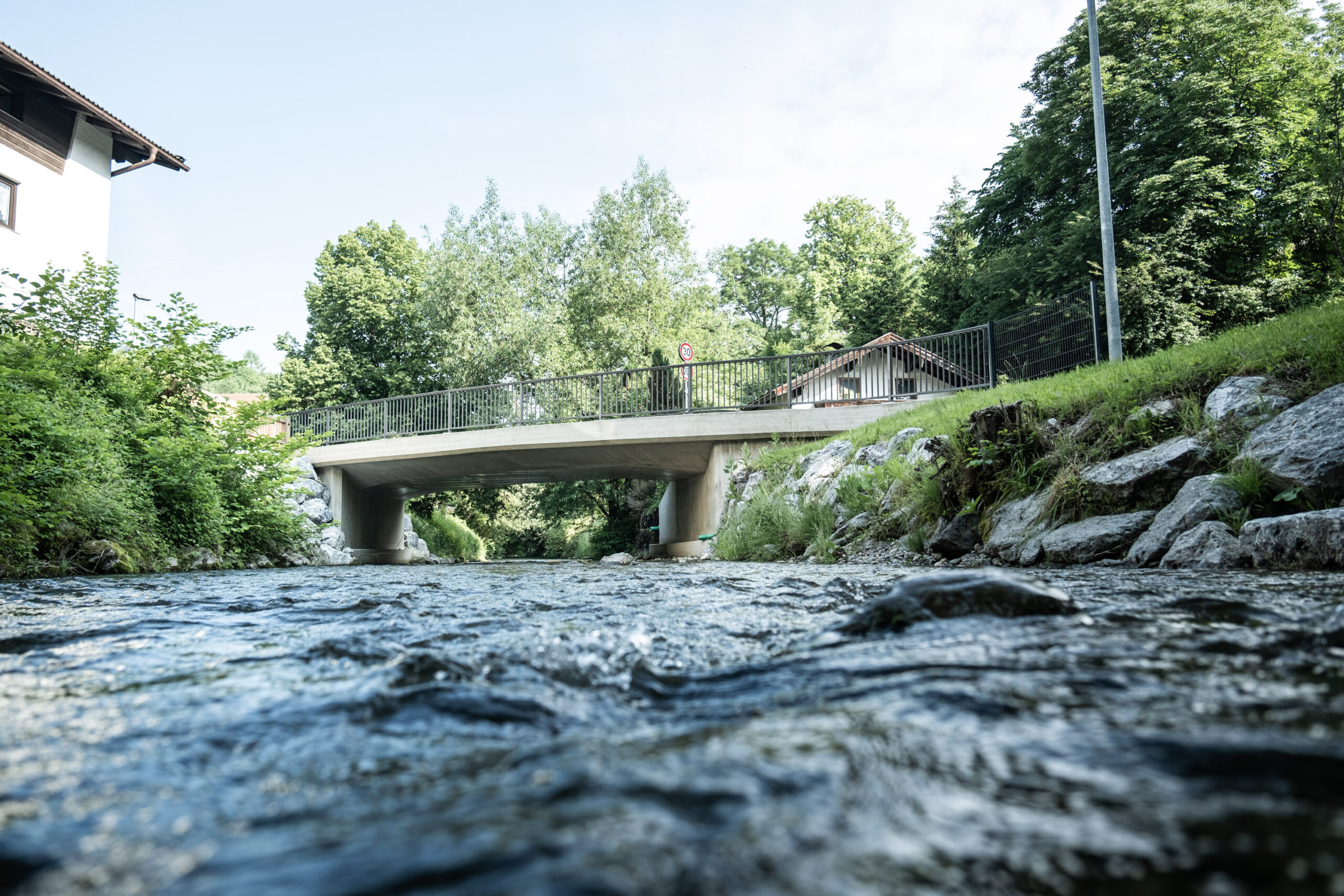 Ersatzneubau der Schopfgrabenbrücke in Miesbach