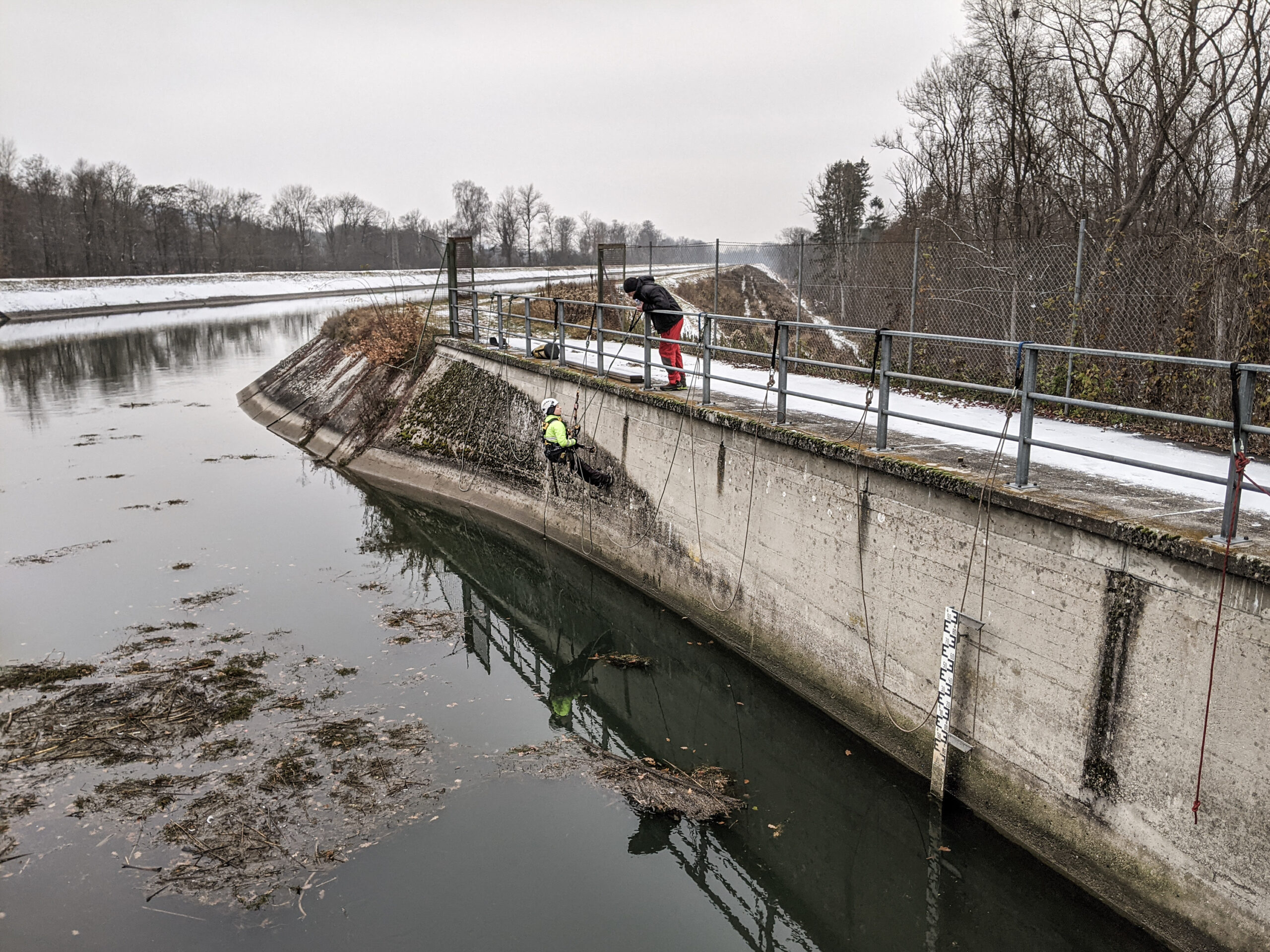 Bauwerksprüfung und Diagnostik am Wasserkraftwerk Uppenborn